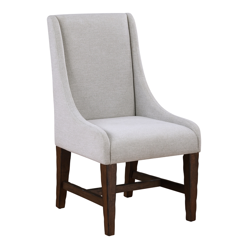 Steve Silver Auburn 7pc Dining Set w/ Arm Chairs in Brown