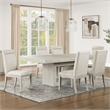 Steve Silver Garland Sand 7pc Dining Set in Tan