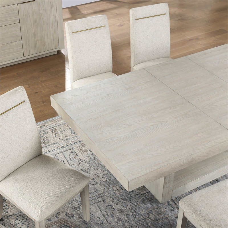 Steve Silver Garland Sand 9pc Dining Set in Tan