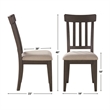 Steve Silver Napa 7pc Dining Set in Brown