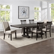 Steve Silver Napa 7pc Dining Set in Brown