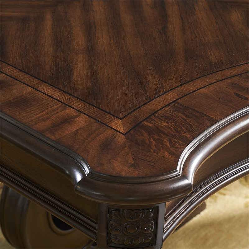 Steve Silver Royale 11 PC Dining Set in Brown