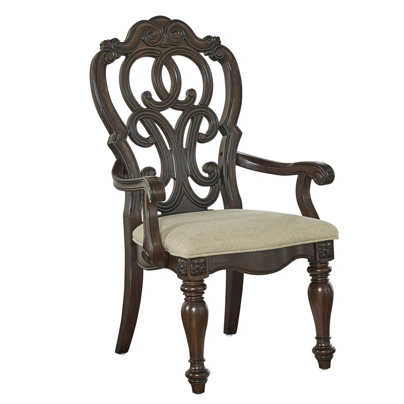 Steve Silver Royale 9-Piece Dining Set in Brown