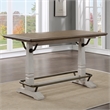 Steve Silver Pendleton 5pc Counter Dining Set in White