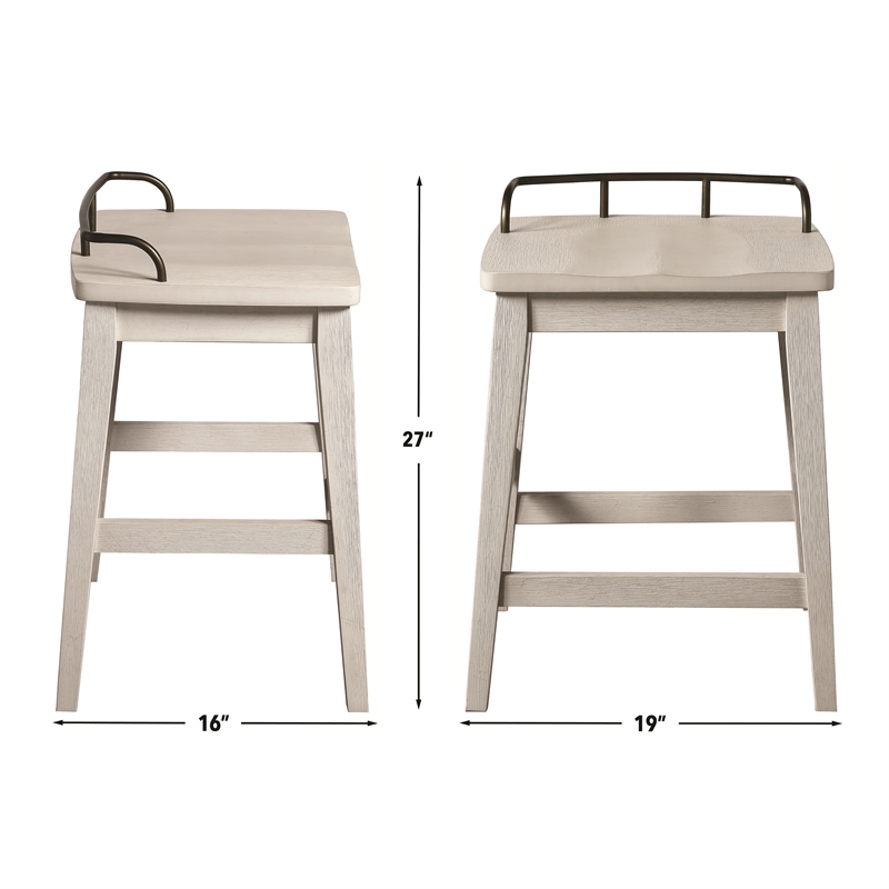 Steve Silver Pendleton 5pc Counter Dining Set in White