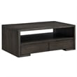 Steve Silver Evan 3-Piece Coffee & End Set Table in Brown
