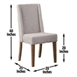 Steve Silver Riverdale 6PC Dining Set in Brown