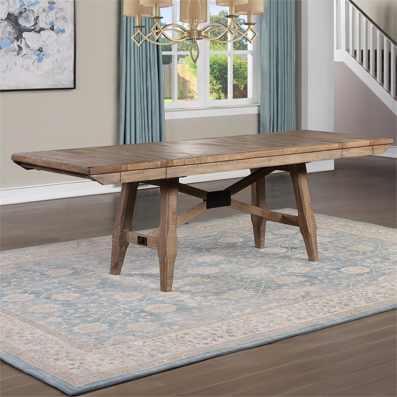 Steve Silver Riverdale 6PC Dining Set in Brown