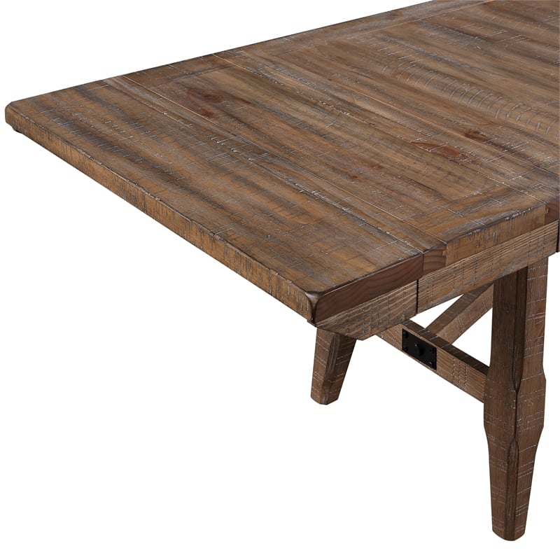 Steve Silver Riverdale 6PC Dining Set in Brown