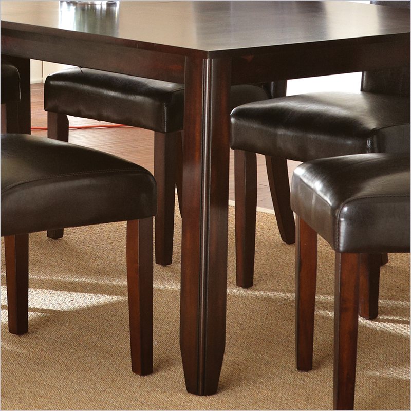 Marcus Rectangular Dining Table with Leaf in Dark Espresso MU500T