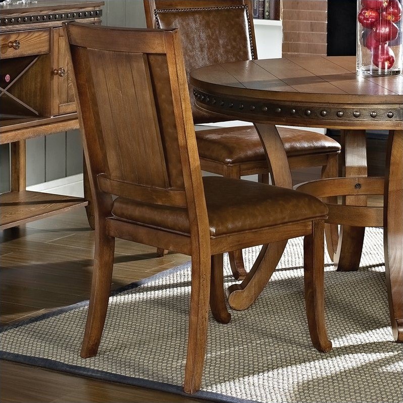 Steve Silver Ashbrook Dining Chair in Oak AB480S