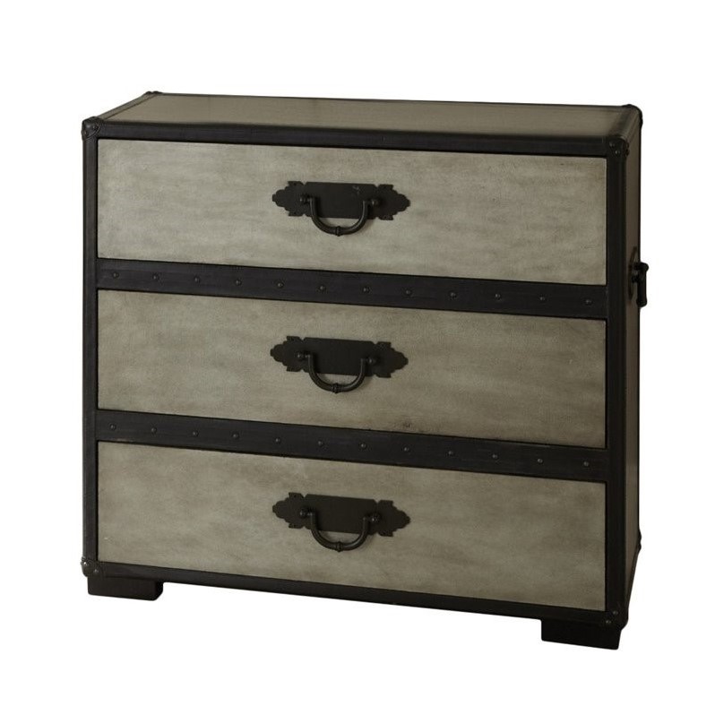 Steve Silver Company Rowan Accent Chest in Weathered Gray Finish RW300CH