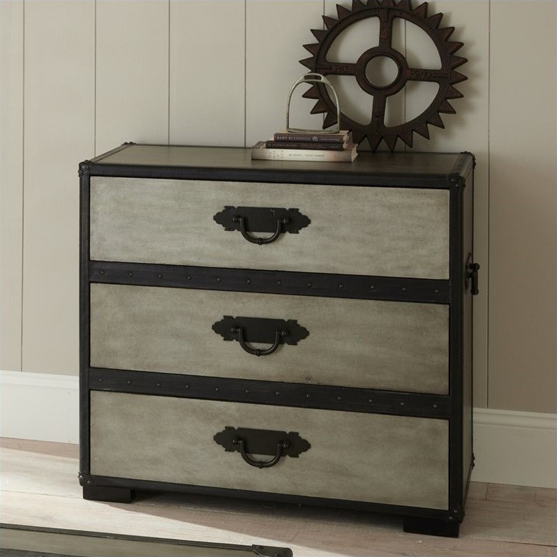 Steve Silver Company Rowan Accent Chest in Weathered Gray Finish RW300CH