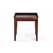 Clemson End Table in Multi-Step Merlot Cherry Finish