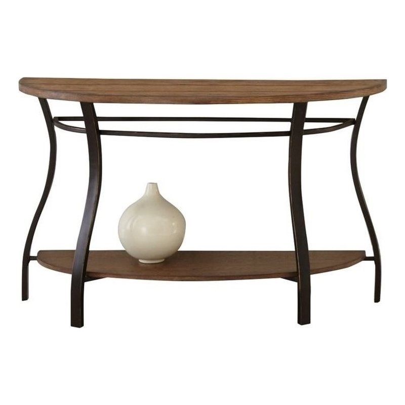 Steve Silver Company Denise Sofa Table In Light Oak Finish Dn200s Steve Silver Company Denise Sofa Table In Light Oak Finish