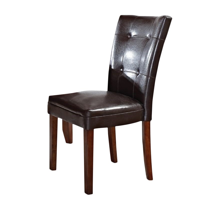 Steve Silver Company Montibello Parsons Dining Chair in Brown MN150S