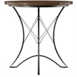 Adele Round Counter Height Dining Table in Birch with Brown Finish