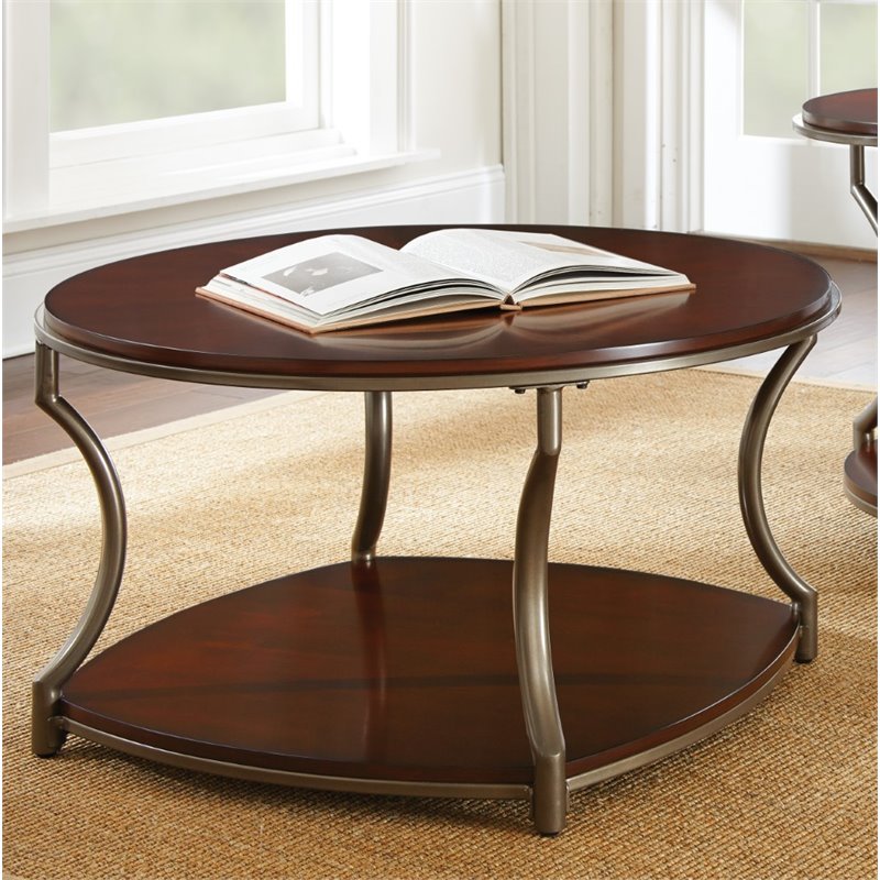 Sauder Soft Modern Coffee Table in Walnut 414978 Cymax Stores