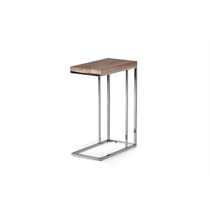 Steve Silver Lucia Chairside 18&quot End Table in Brown
