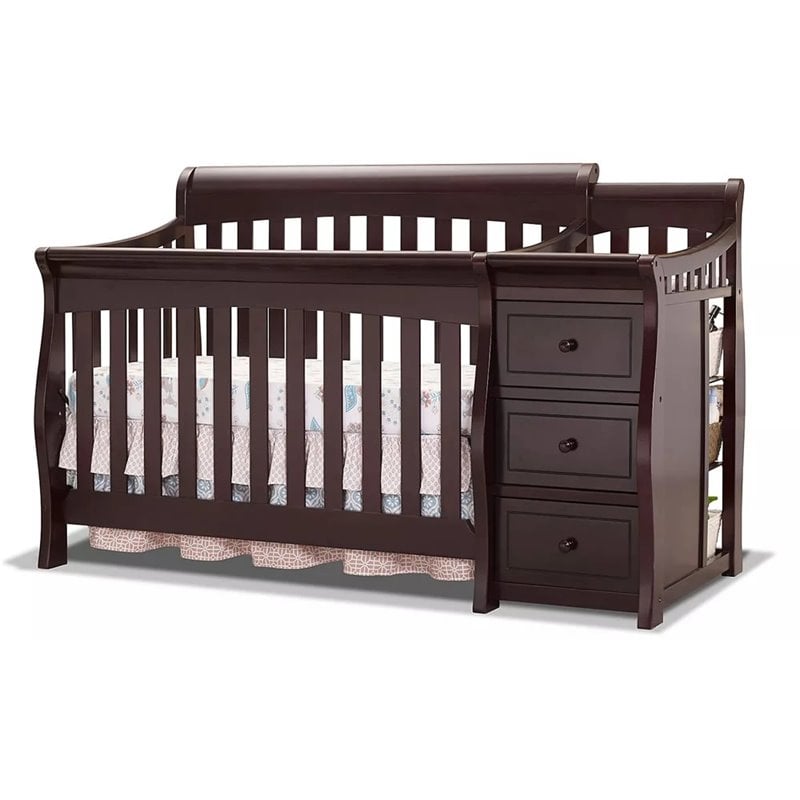 Tuscany crib store and changer