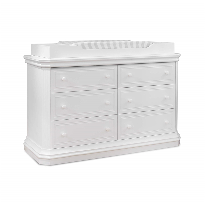 Sorelle Topper for Double Dresser in White