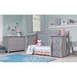 Sorelle Princeton Elite Crib and Changer in Weathered Gray
