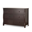 Sorelle Princeton Elite Double Dresser in Espresso