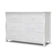 Sorelle Princeton Elite Double Dresser in White
