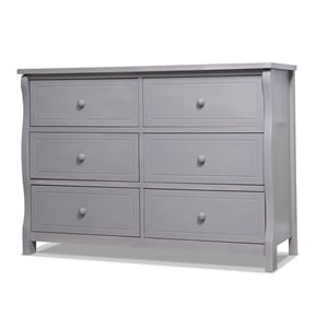 Sorelle Princeton Elite Double Dresser in Weathered Gray
