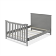 Sorelle Berkley Crib and Changer Panel Crib in Weathered Gray