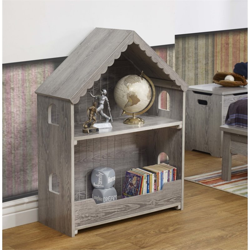 Sorelle Sweethome Bookcase in Panel Gray