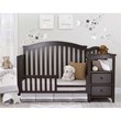 Sorelle Berkley Crib and Changer in Espresso