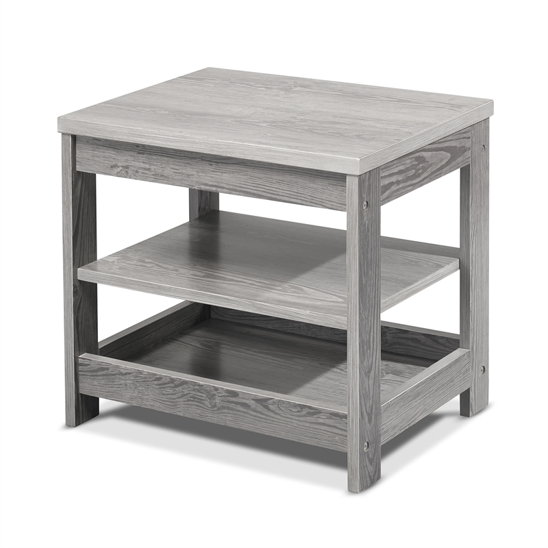 Sorelle Sierra Nightstand in Panel Gray