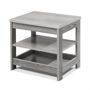 Sorelle Sierra Nightstand in Panel Gray