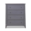 Sorelle Berkley 4 Drawer Chest in Weathered Gray