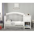 Sorelle Brittany Crib and Changer in White