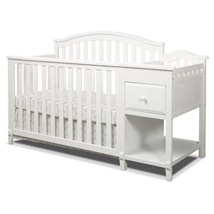 Sorelle Brittany Crib and Changer in White