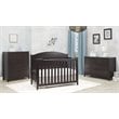 Sorelle Berkley Round Top Panel Crib in Espresso