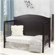 Sorelle Berkley Round Top Panel Crib in Espresso