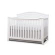 Sorelle Berkley Round Top Panel Crib in Gray