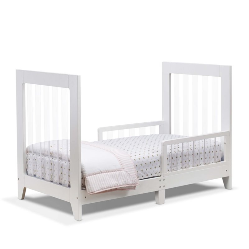 Sorelle Soho Acrylic Crib in White