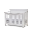 Sorelle Finley Lux Flat Top Wooden Convertible Crib in White