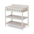 Sorelle Furniture Farmhouse Pine Wood and MDF Changing Table in Weathered White