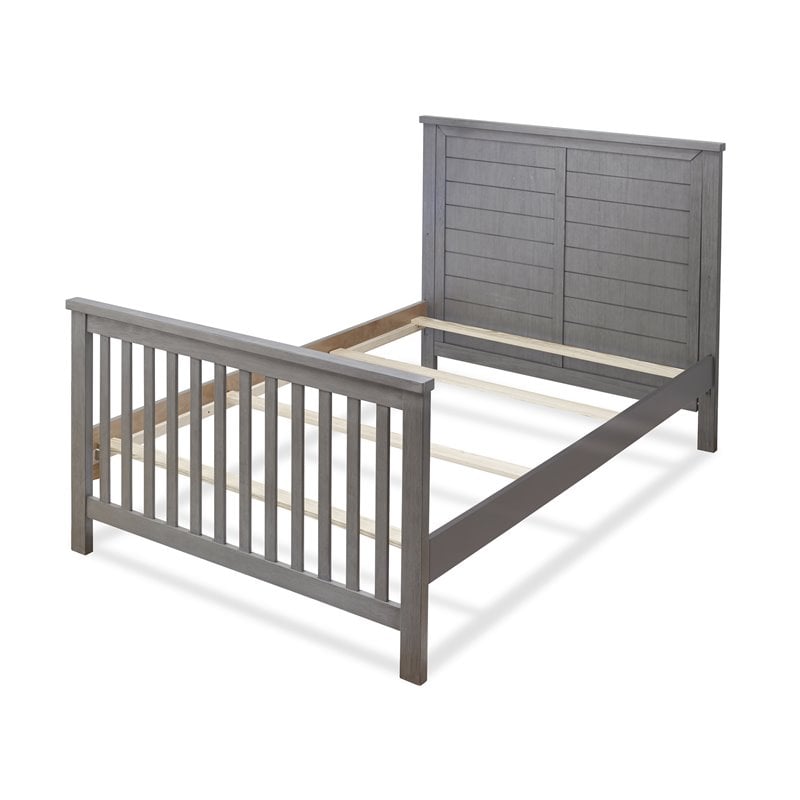 Sorelle Furniture Westley Wood Crib for Nursery in Grigio Gray