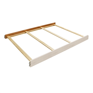 Sorelle Furniture Wood Full Size Crib Conversion Rail in Brushed Ivory
