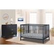 Sorelle Furniture Happy 3-in-1 Convertible Crib in Midnight
