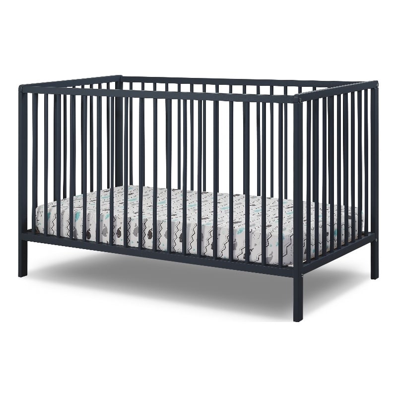 Sorelle Furniture Happy 3-in-1 Convertible Crib in Midnight