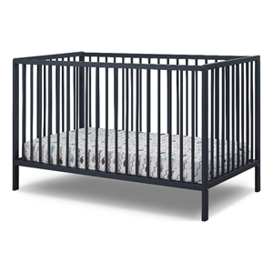 Sorelle Furniture Happy 3-in-1 Convertible Crib in Midnight