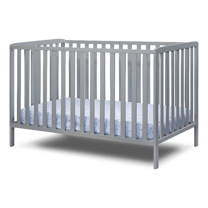 Sorelle Furniture Adrian 3-in-1 Convertible Crib in Gray