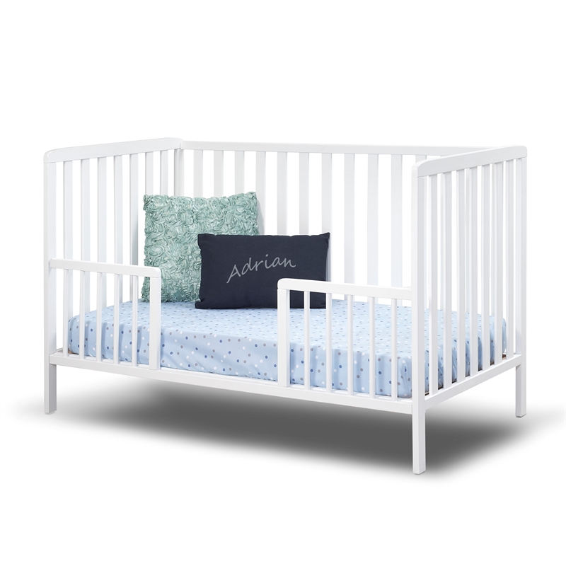 Sorelle Furniture Adrian 3-in-1 Convertible Crib in White
